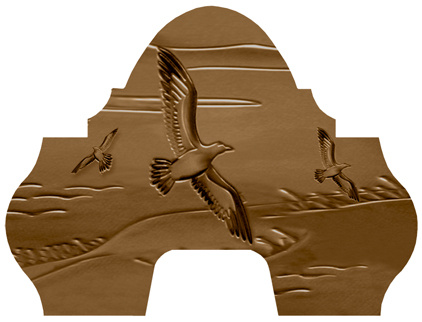 DARAY-L-512-BZ Birds Bronze